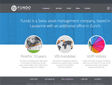 Tablet Screenshot of fundo.ch